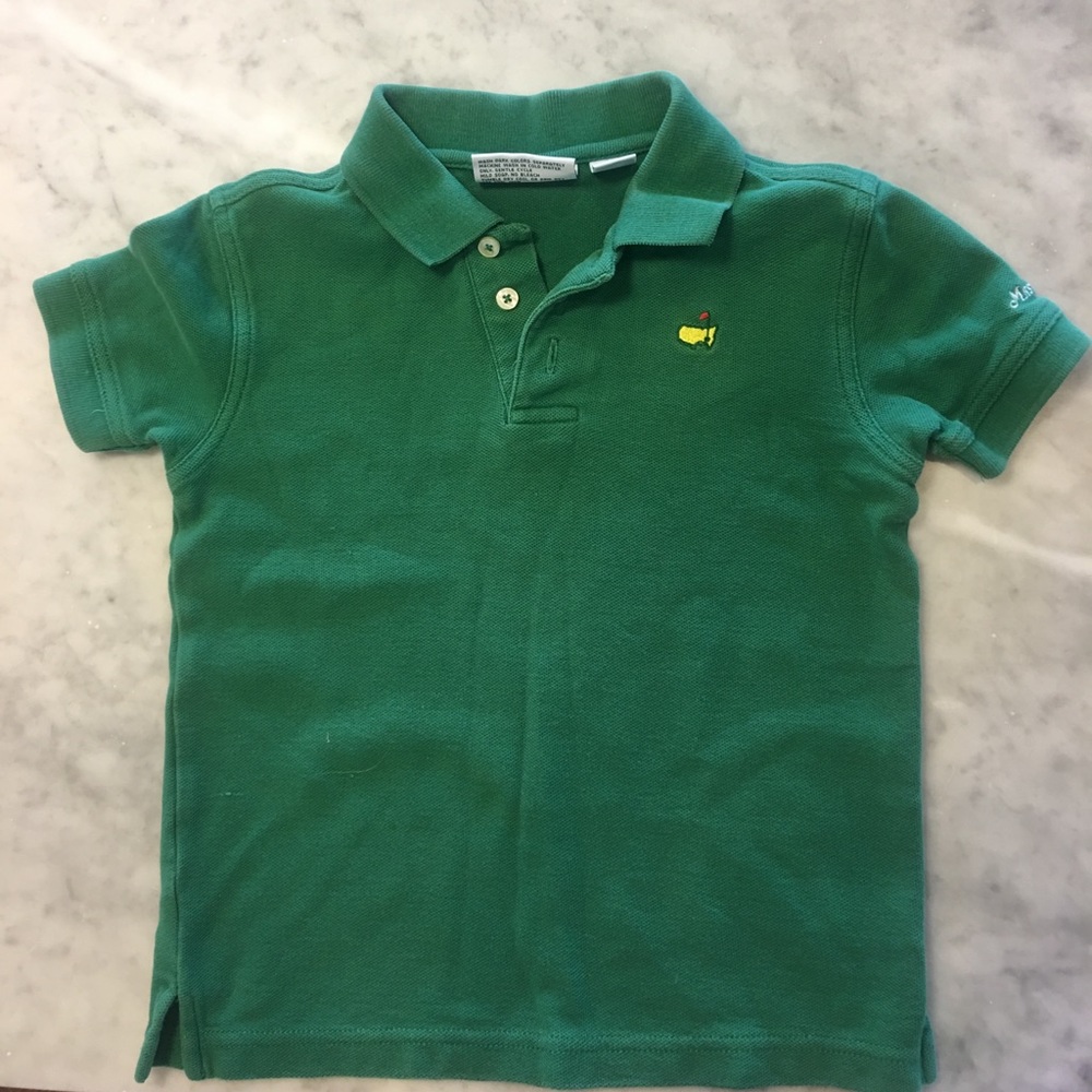 Masters/Augusta National green polo size 4t